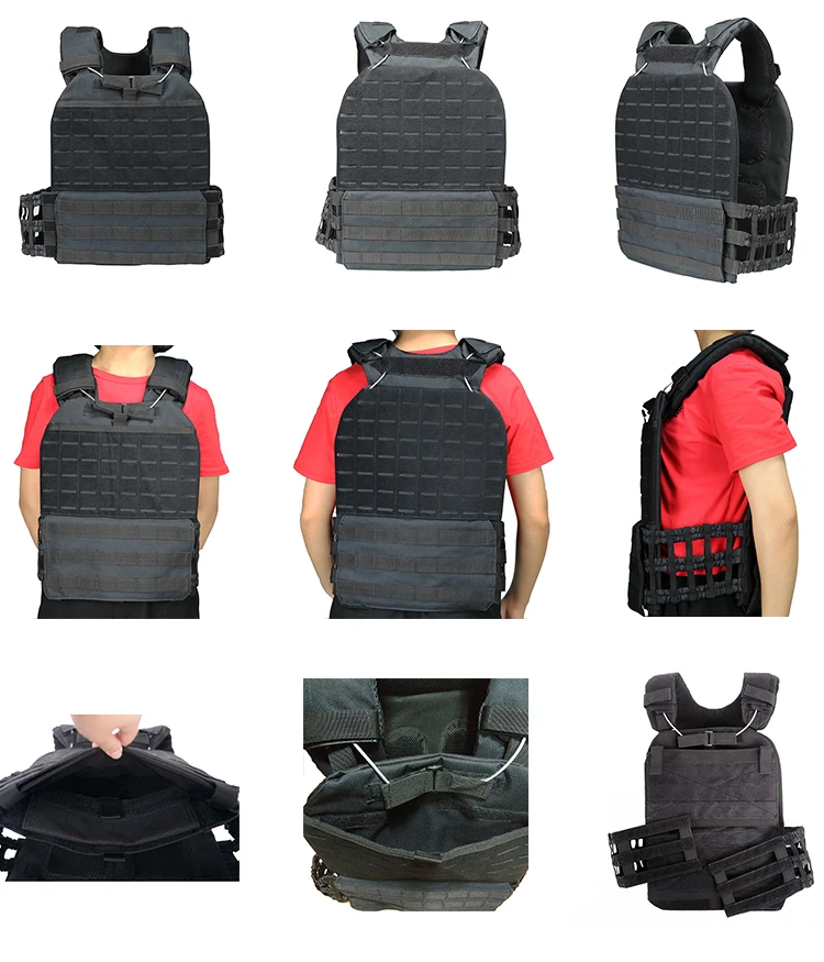 Outdoor paintball airsoft tactical military army assault plate carrier vest