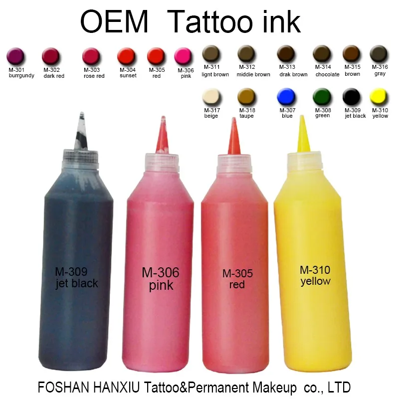 Oem High Quality Permanent Makeup Tattoo Ink Liquid - Buy Permanent ...