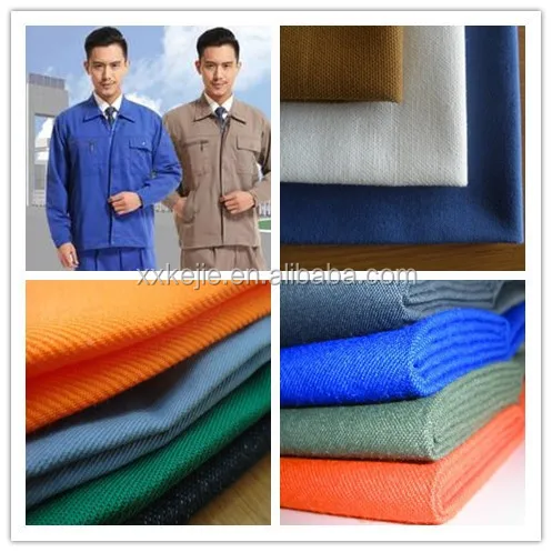 380gsm 100%cotton Wear Resistant Fireproof Fabric For Uniform And ...