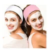 2019 Custom Terry Cloth Stretch Yoga Sports White Spa Shower Make up Headband