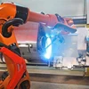 5 axis Industrial Robotic Arm Welding Machine For Wire Frame Corner Welding