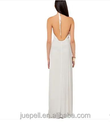 long cotton slip dress