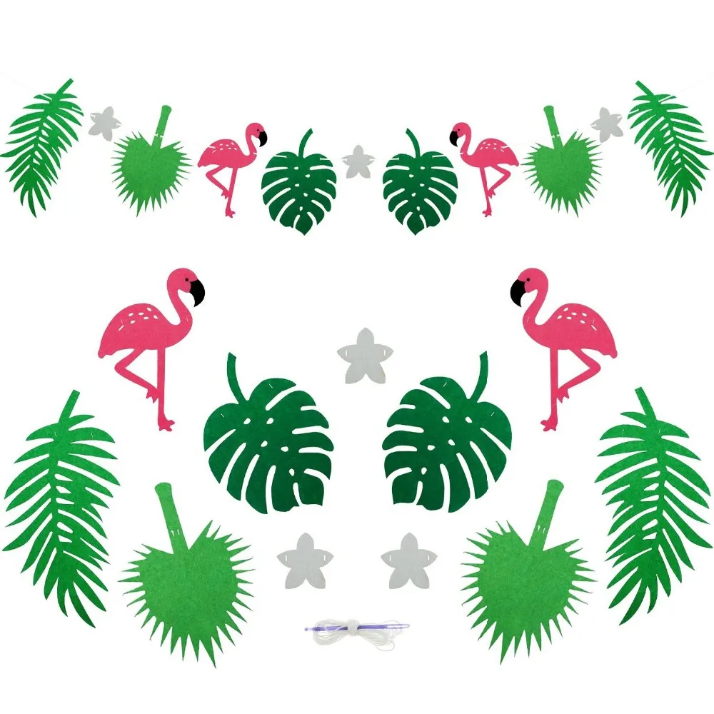Tropical Palm Leaves Paper Garland Party Supplies Wholesale