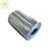 Double sided layer bubble foil insulation big air bubble aluminium foil reinforced with glass fiber scrim