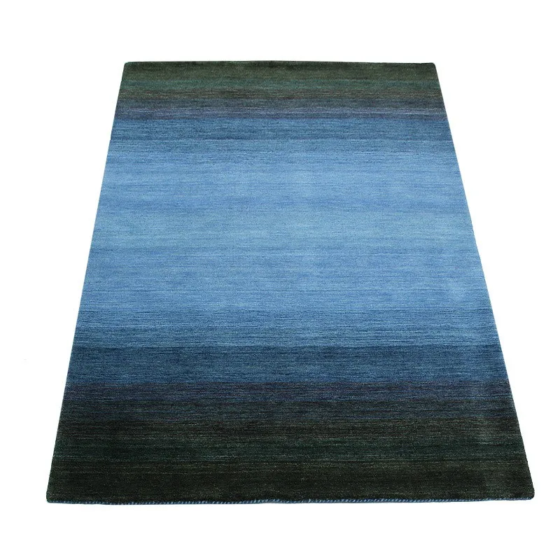 2017 Popular Handmade Ombre Rug Custom Silk Carpet Gradient 100% Wool ...