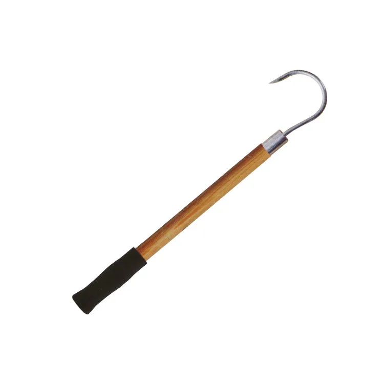 Commercial Straight Fishing Hooks Tackle Wood Handle Fishing Gaff Buy