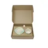Custom printed Durable Cardboard mailing Box for Cup and Dish Packaging