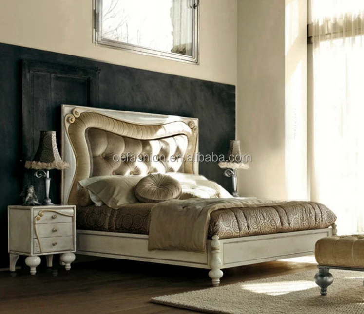 French Elegant Home Furniture Queen King Size Bed Of Latest Double Bed
