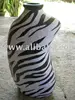 Terracotta Pot Batik Zebra