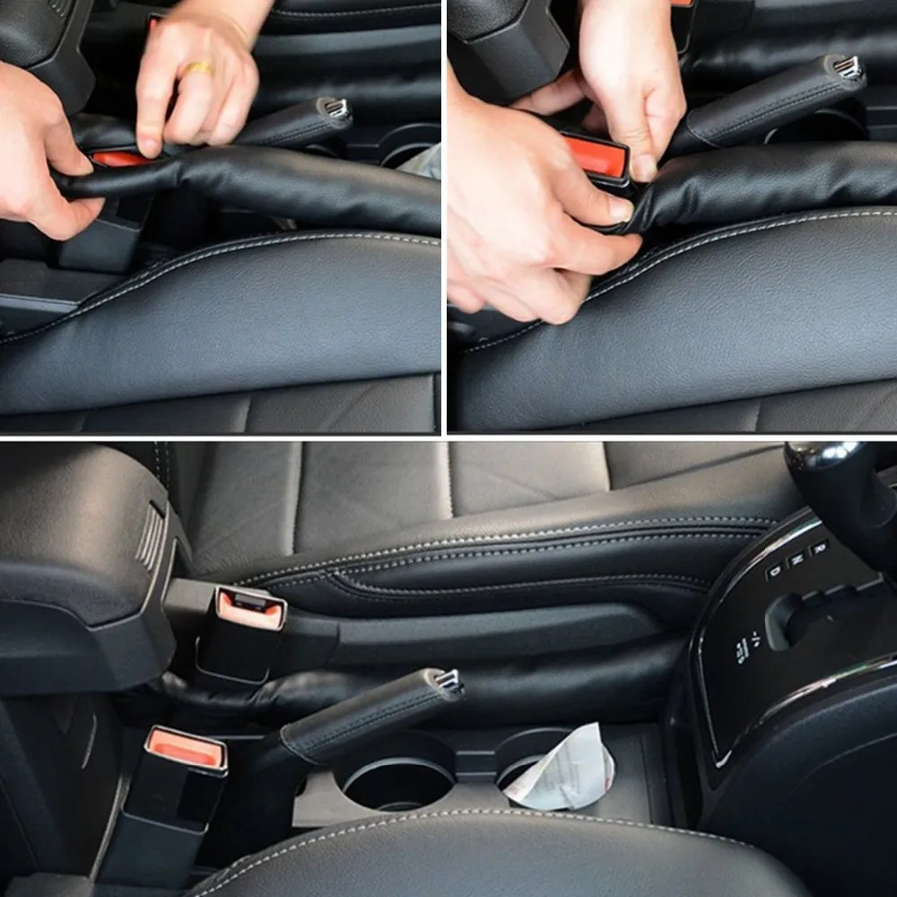 Waterproof Pu Leather Universal Car Seat Gap Filler Pad Spacer Filler
