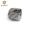 Machine Pulled Scratching Diamond Bush Hammer Rollers for Granite