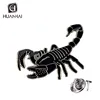 low price manufacture scorpion mouse shaped soft enamel lapel pin