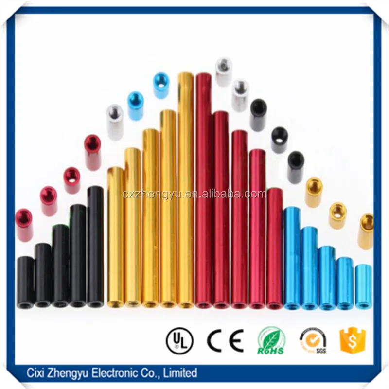 Custom Aluminum Standoff/spacer,Female Threaded Round Standoff,Aluminum