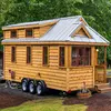 Ready made movable modular portable log cabin plans tiny houses on wheels for sale