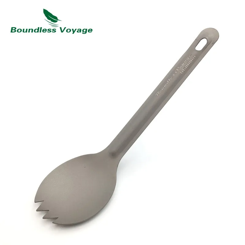 Boundless Voyage 10.1g Titanium Fork Camping Spork Outdoor Spoon Buy