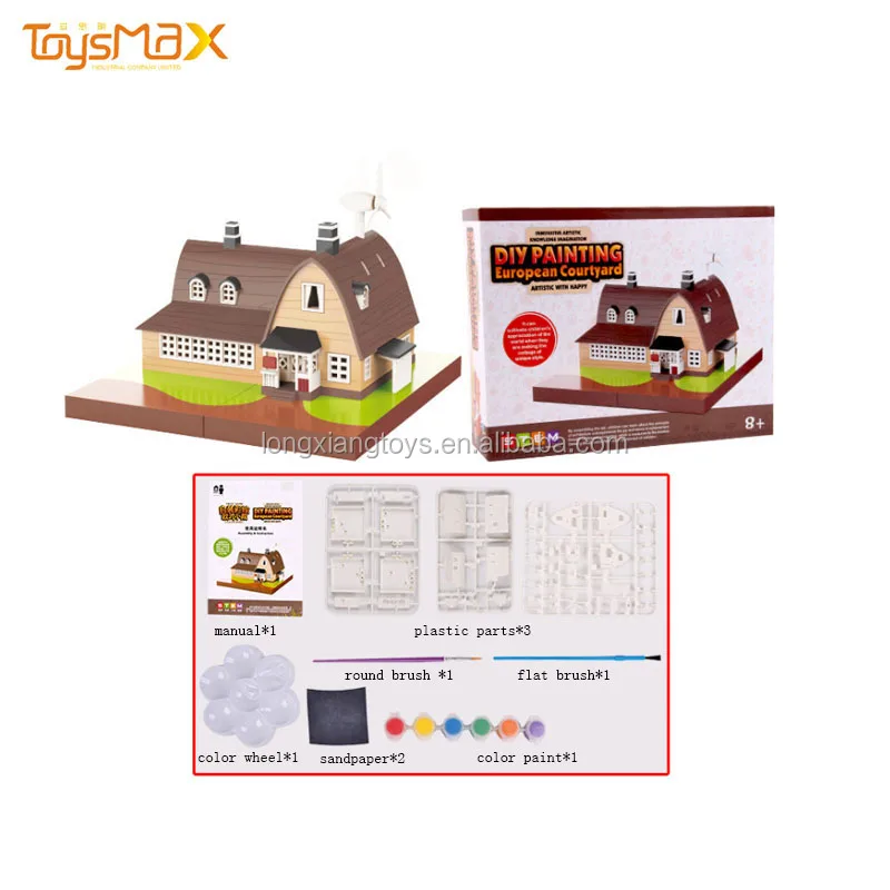 DIY Painting Toys European Courtyard Style Drawing Tools Children Educational Toy