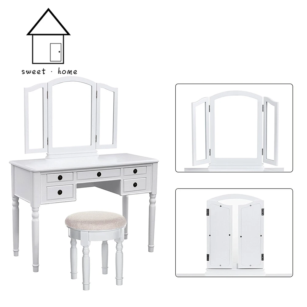 Hq Is039 Customized Home Goods Mirrored Vanity Dressing Table