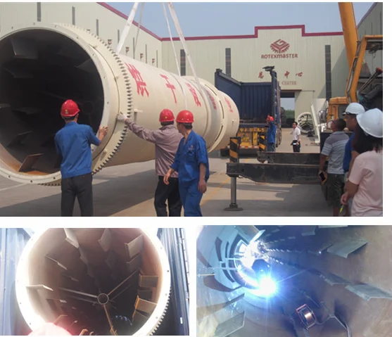 Rotary Drier of the whole biomass pellet production line