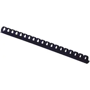 FELLOWES MANUFACTURING Plastic Comb Bindings, 5/16quot; Dia, 40 Sheet Capacity, Navy Blue, 100 Combs/Pack (52506)