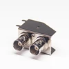 Zinc Alloy Jack 90 Degree Pcb Mount High Voltage BNC Connector