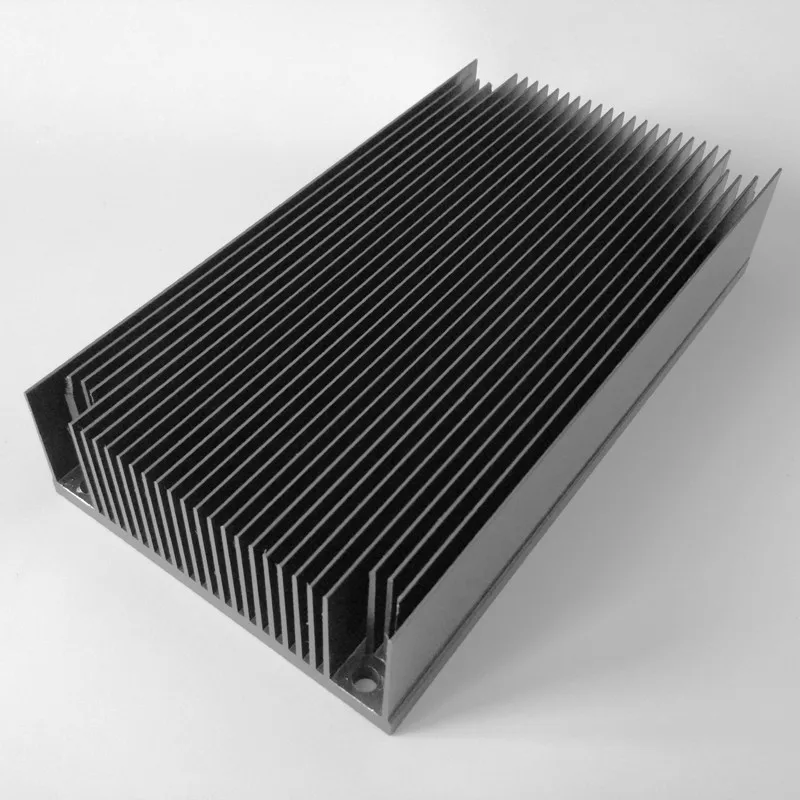 黑色阳极氧化散热器铝 110 (w) * 40 (h) * 200 (l) m