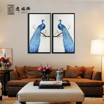 2017 New Arrival Chinese Retro Peacock Home Decor Bedroom Embroidery Painting For Hallway Buy Hanging Painting Decorative Painting Home Decor