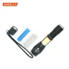 New Product High Power LED Flashlight + COB Worklight Different Modes Light magnetic flashlights