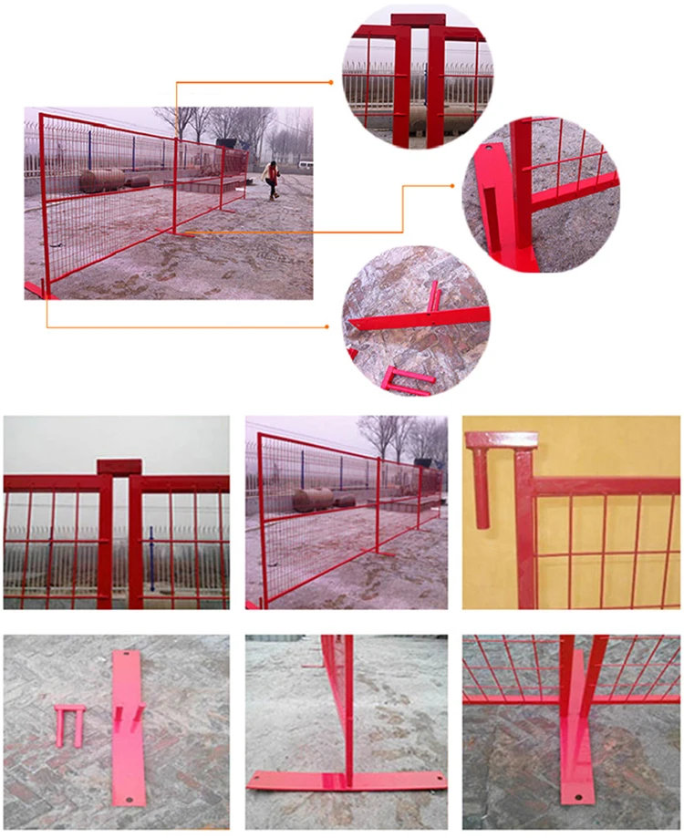 High Quality 50*50mm Temporary Fence Stand/temporary Fence/canada