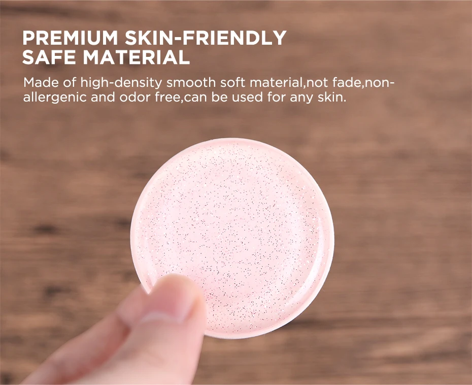  Free Sample Beauty Tool Glitter Silicone Makeup Sponge Puff