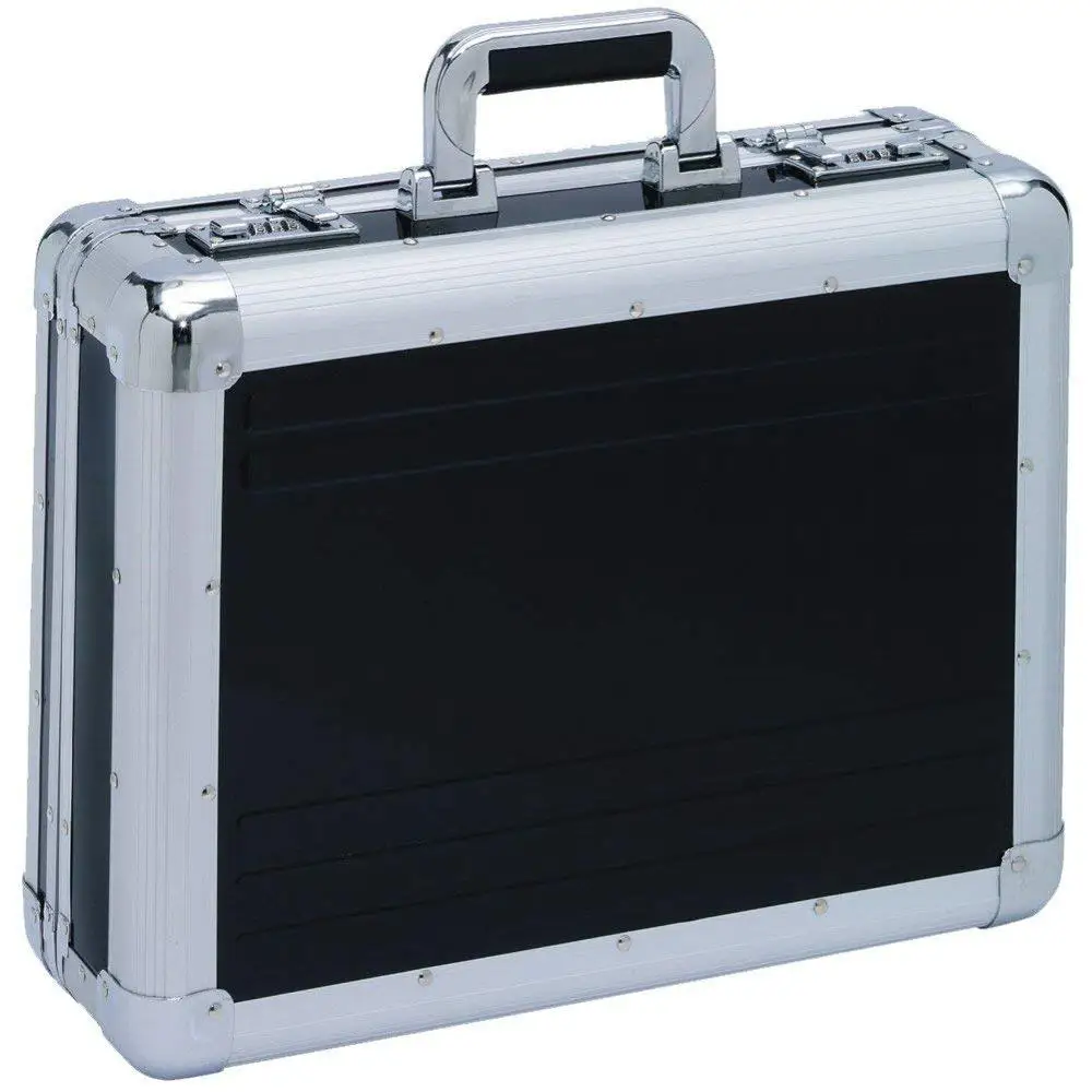 Атташе кейс. Attache Briefcase Aluminium. Кейс Attache 206034. Алюминиевый кейс чёрный. Кейс алюминиевый для документов мужской.