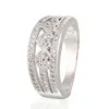 New Arrival Women Love Heart Ring Cross Bands Pictures Engagement Rings