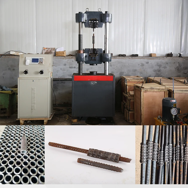 Cold extrusion press crimping rebar sleeve coupler