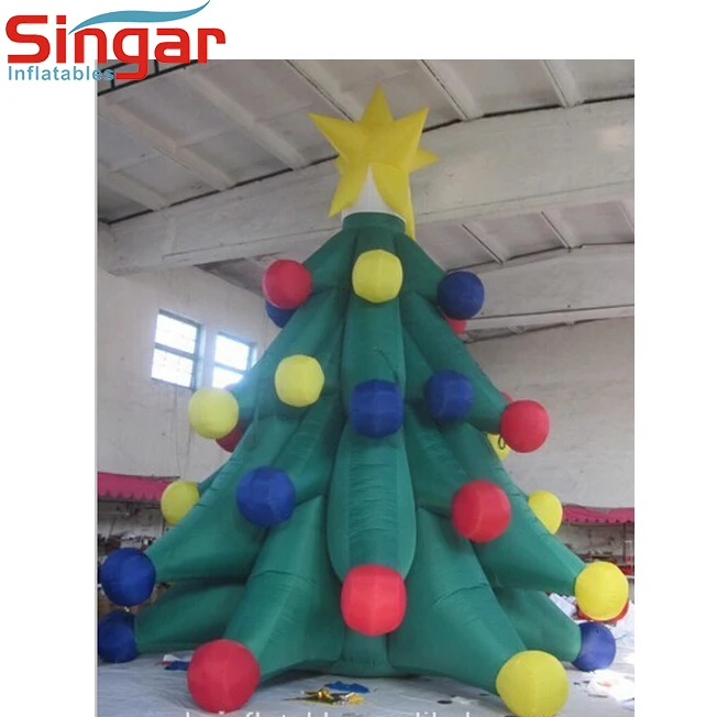 Customized Giant Inflatable Christmas Tree Yard Decoration