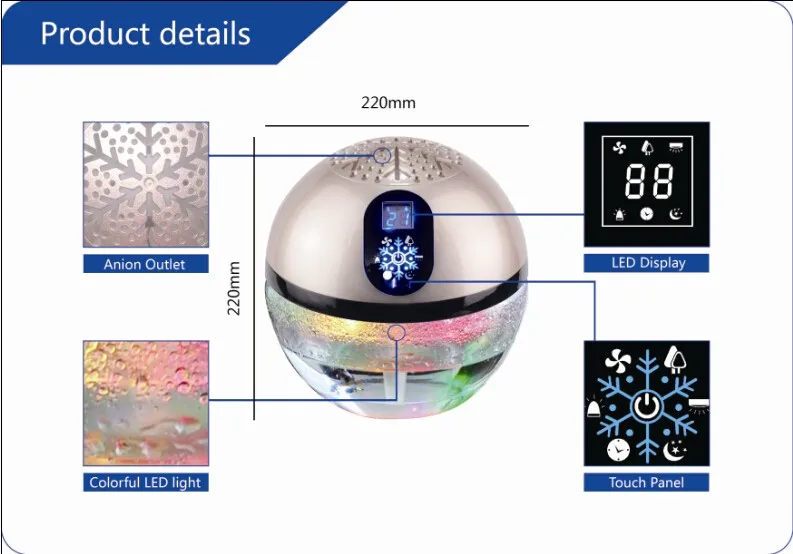 Smart Electric Pro Aqua Magic Rainbow Ball Aromatic Air Freshener Buy