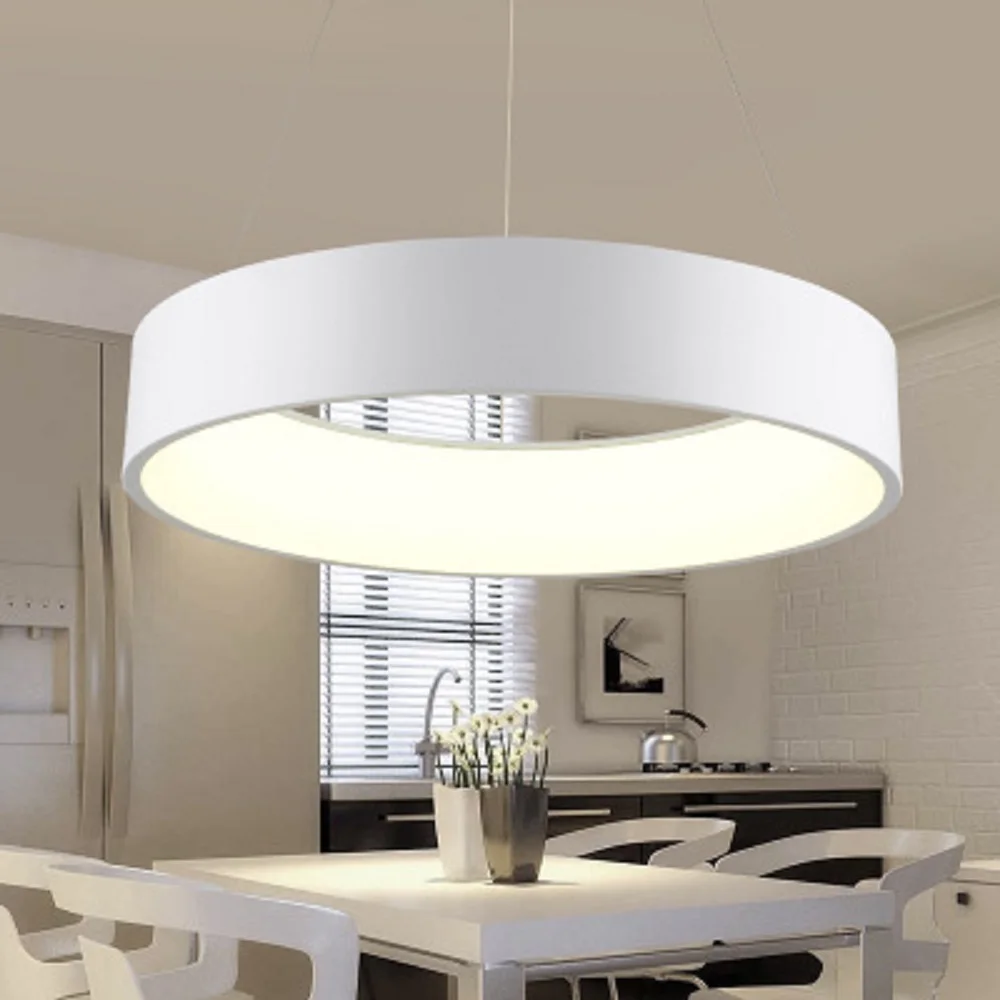 Offre Moderne Lustre Acrylique Style Led Spéciale Italien Anneau ynwvNm80O