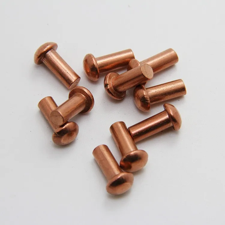 1.2 8mm Aluminum Din 660 Round Button Head Solid Rivets Buy Solid