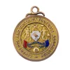 OEM ODM 3d embossed pure gold plated iron brass zinc alloy metal award medal