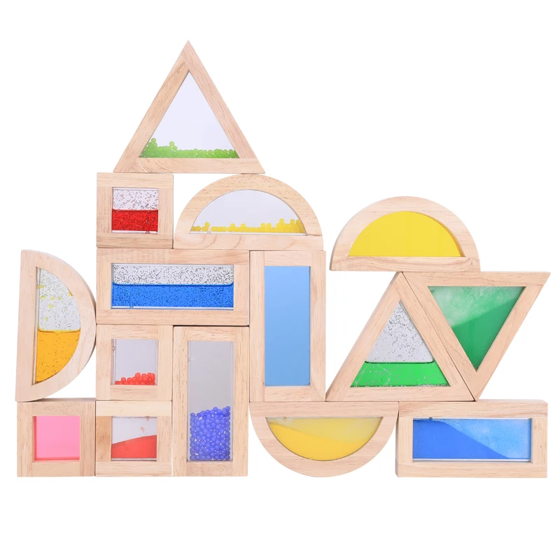 sensory wooden blocks