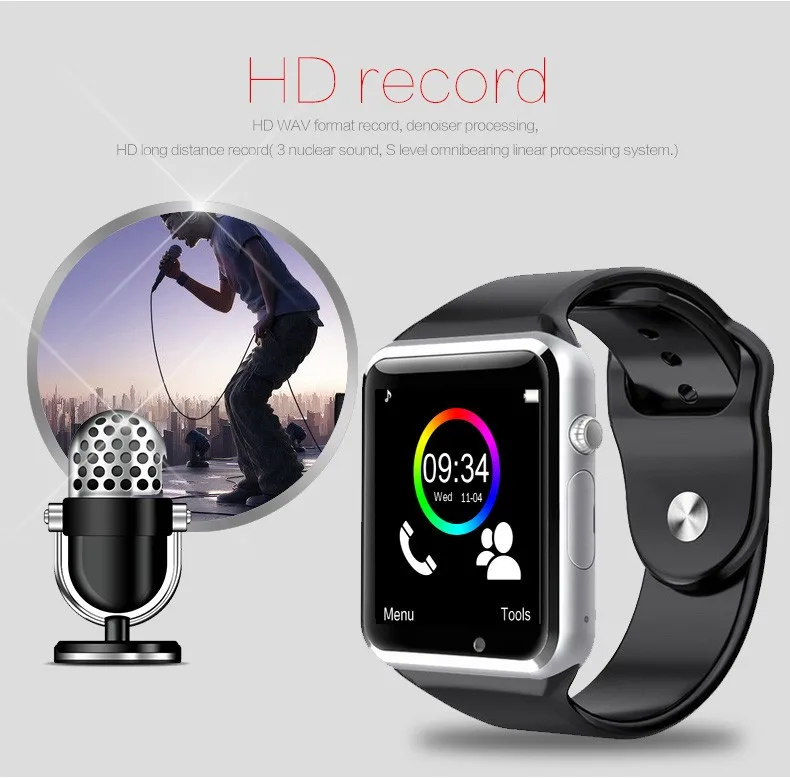 New BT Call A1 Smart Watch For Apple IPhone & Android Phone