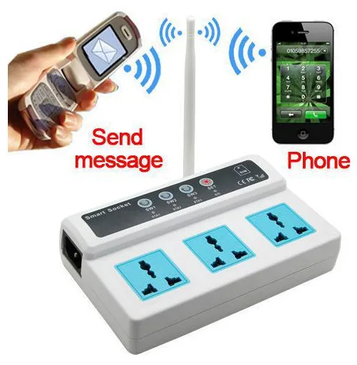 New Coming Smart Switch With Remote Control Wireless Mobile Phone Gsm