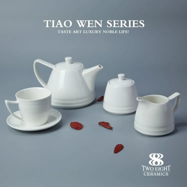 Wholesale ceramic tableware Flat round/square/ rectangular plate white luxury porcelain dinner set