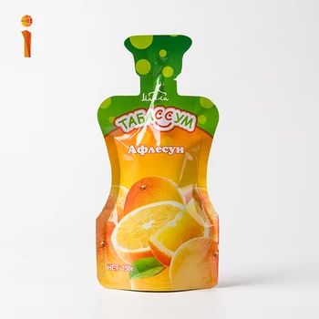Download 180ml Sterilized Stand Up Juice Spout Pouch With Straw Sealed Inside - Buy Pouch Packaging ...