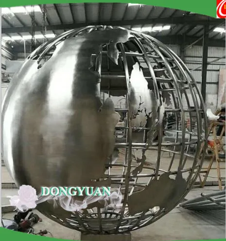 polished copper ball with hole, high quality copper hollow ball 100mm