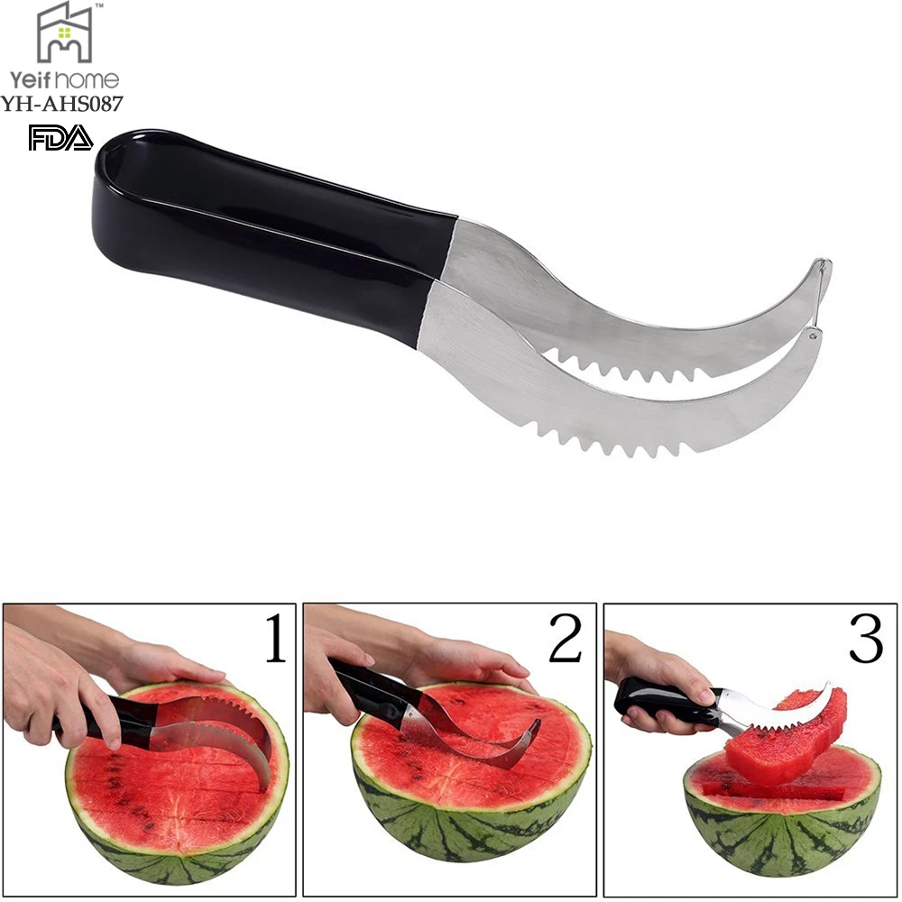 Knife Fruit Fastest Cutter Multi purpose Stainless Steel watermelon cutter