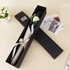 high quality texture paper single rose flower box