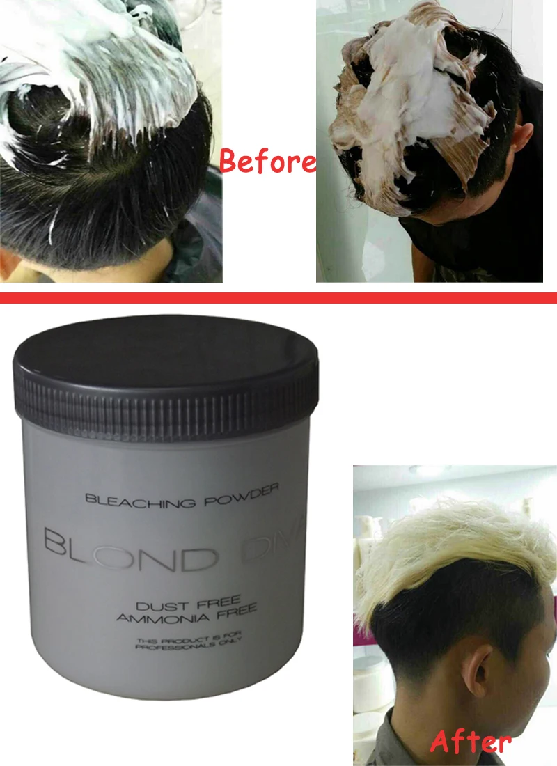Professional Dust Free Blue Color Bleaching Powder For Hair Buy