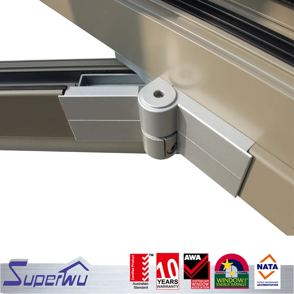 Miami-Dade County Approved aluminum glass french pivot doors exterior