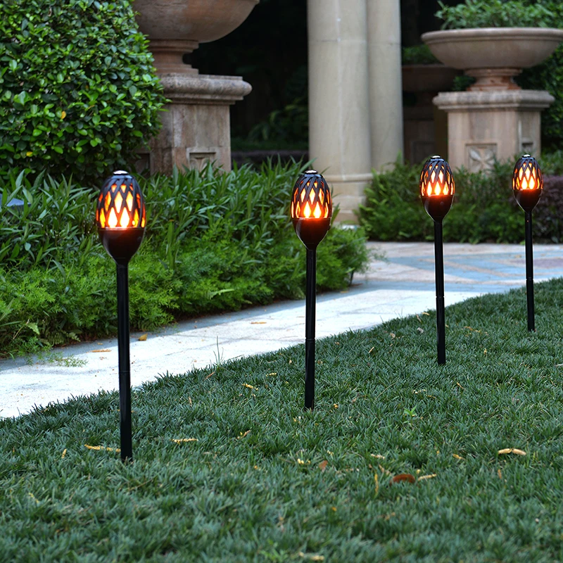 Novelty Outdoor Imitation Flame Torch Lamp Led Garden Lawn Lamp