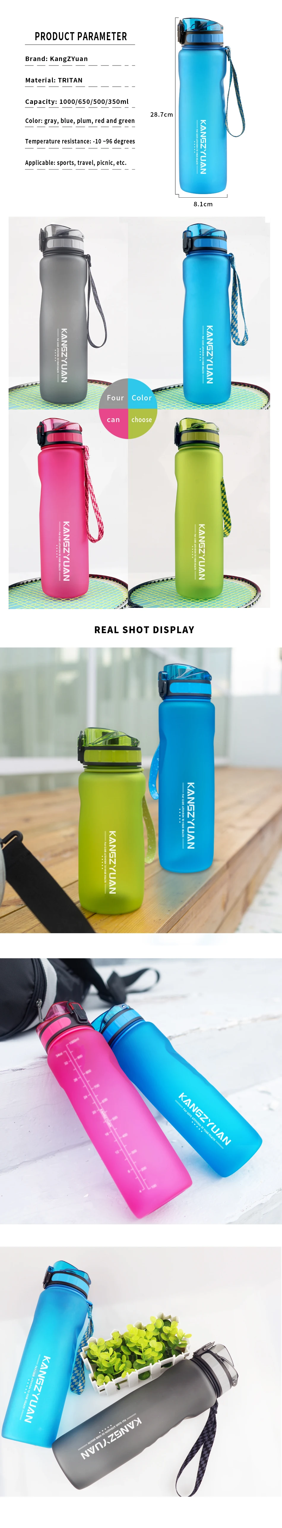 Wholesale price best leak proof sports drinking water bottle