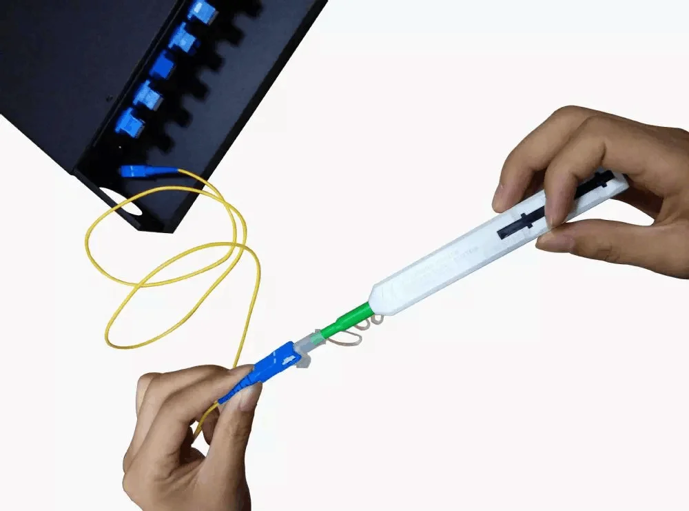 Fiber optic tool fiber optic one click cleaner Pen/Box for SC FC ST adapter